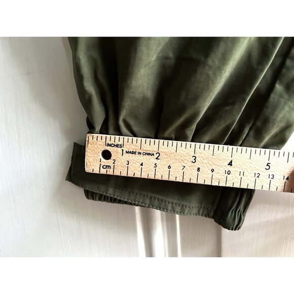 Urban Outfitters Green Army Joggers Pants Womens M Drawstring Taper See Notes - Picture 6 of 16